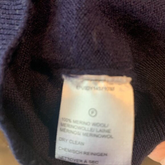 Lord & Taylor 100% Extra Fine Merino Wool Sweater Women's Size M - Picture 5 of 5